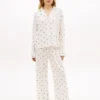 Camisa de dormir con estampado floral