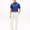 Camisa de jacquard con estampado de palmeras Camisa de jacquard con estampado de palmeras