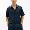 Camisa de lana ligera de corte holgado