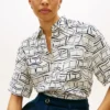 Camisa de lino de manga corta Camisa de lino de manga corta