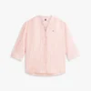 Camisa de lino sin cuello