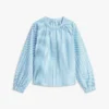 Camisa de popelín sin cuello Camisa de popelín sin cuello