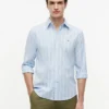 Camisa de rayas de corte regular para todo el día
