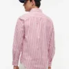 Camisa de rayas de corte regular para todo el día Camisa de rayas de corte regular para todo el día
