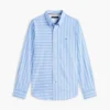 Camisa de rayas mixtas de corte regular para todo el día Camisa de rayas mixtas de corte regular para todo el día