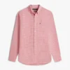 Camisa de sarga cepillada a cuadros de corte regular Camisa de sarga cepillada a cuadros de corte regular