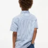 Camisa de seersucker a rayas para niño