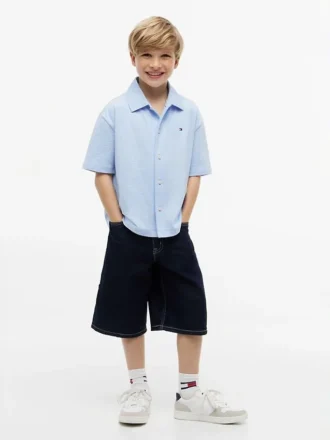 Camisa de seersucker para niño