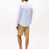 Camisa de vestir a rayas THFlex de corte entallado Camisa de vestir a rayas THFlex de corte entallado