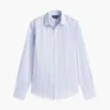 Camisa de vestir a rayas THFlex de corte entallado Camisa de vestir a rayas THFlex de corte entallado