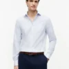 Camisa de vestir a rayas THFlex de corte regular Camisa de vestir a rayas THFlex de corte regular