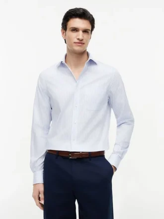 Camisa de vestir a rayas THFlex de corte regular