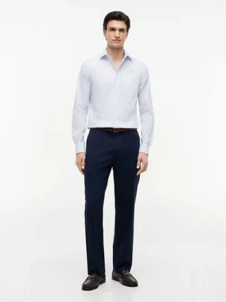 Camisa de vestir a rayas THFlex de corte regular