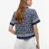 Camisa de voile con monograma en letra cursiva Camisa de voile con monograma en letra cursiva