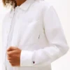 Camisa holgada de mezcla de lino para niño