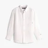 Camisa holgada de mezcla de lino para niño