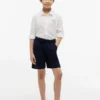 Camisa infantil de mezcla de lino y algodón