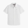 Camisa infantil de mezcla de lino y algodón