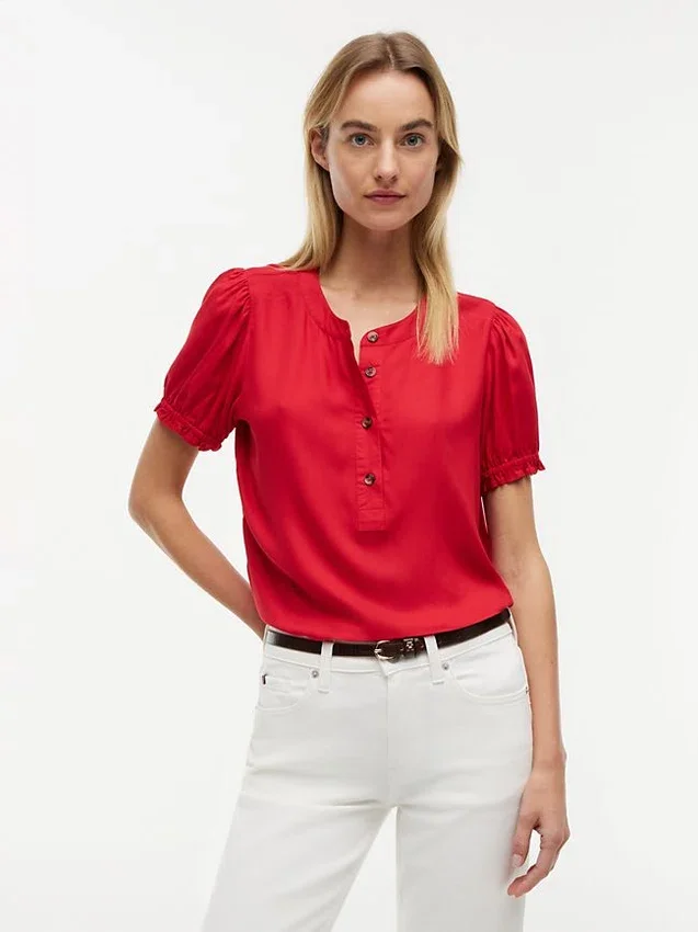 Camisa ligera fruncida Camisa ligera fruncida