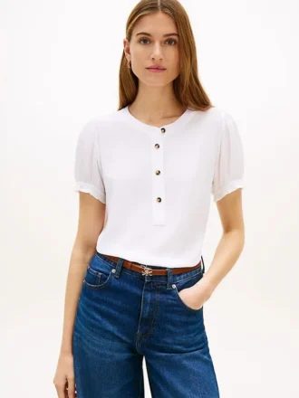 Camisa ligera fruncida