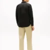 Camisa oversize de sarga cepillada de corte regular Camisa oversize de sarga cepillada de corte regular