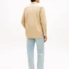 Camisa oversize de sarga con efecto slub y corte regular Camisa oversize de sarga con efecto slub y corte regular