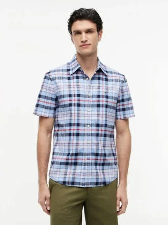 Camisa Oxford a cuadros de corte regular
