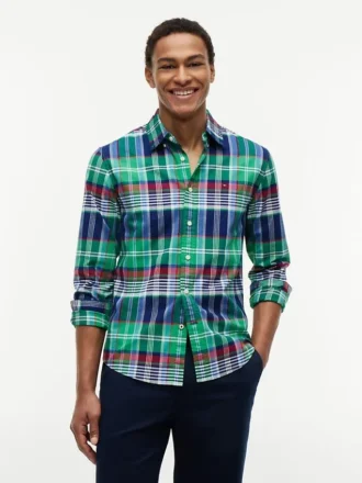 Camisa Oxford a cuadros de corte regular