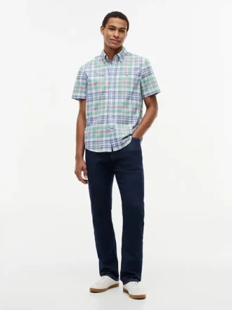 Camisa Oxford a cuadros de corte regular
