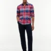 Camisa Oxford a cuadros de corte regular Camisa Oxford a cuadros de corte regular