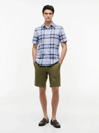 Camisa Oxford a cuadros de corte regular