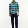 Camisa Oxford a cuadros de corte regular