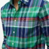 Camisa Oxford a cuadros de corte regular