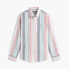Camisa Oxford a rayas de corte regular
