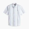 Camisa Oxford a rayas de corte regular