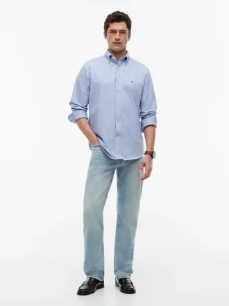 Camisa Oxford a rayas TH Performance