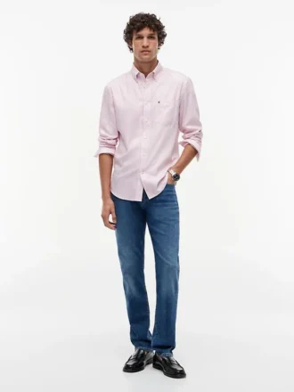 Camisa Oxford a rayas TH Performance