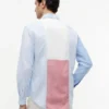 Camisa Oxford de corte regular con bloques de color