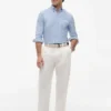 Camisa Oxford de corte regular con rayas y bolsillos Camisa Oxford de corte regular con rayas y bolsillos