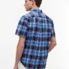 Camisa Oxford de cuadros llamativos de corte regular Camisa Oxford de cuadros llamativos de corte regular