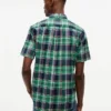 Camisa Oxford de cuadros llamativos de corte regular