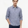 Camisa Oxford de cuadros vichy de corte regular
