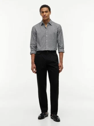 Camisa Oxford de cuadros vichy de corte regular