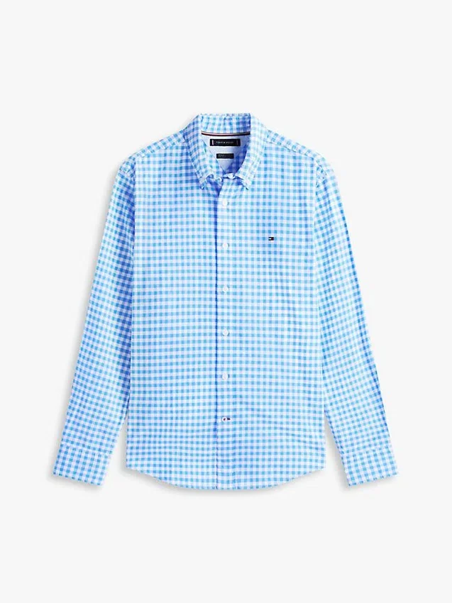 Camisa Oxford de cuadros vichy de corte regular Camisa Oxford de cuadros vichy de corte regular