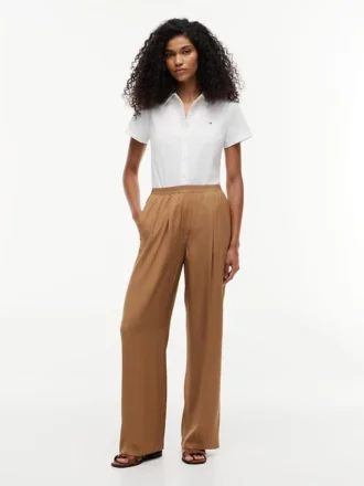 Camisa Oxford de manga corta