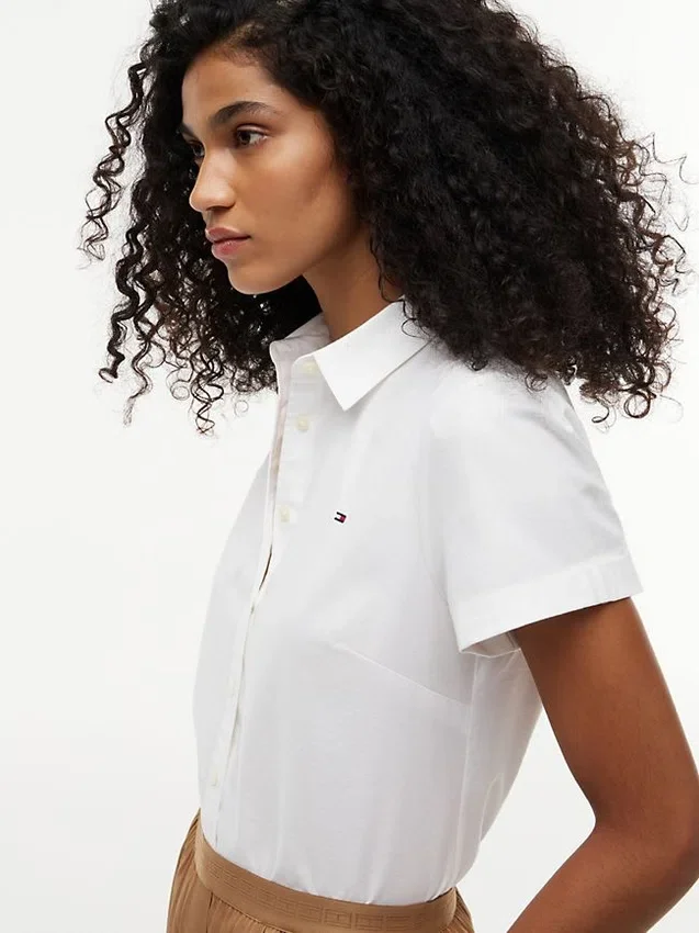 Camisa Oxford de manga corta Camisa Oxford de manga corta