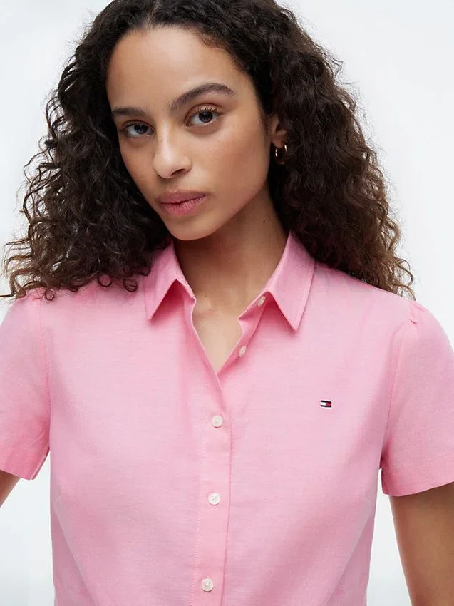 Camisa Oxford de manga corta Camisa Oxford de manga corta