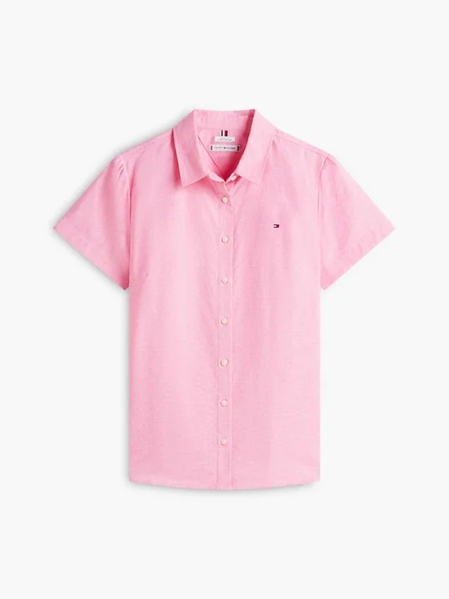 Camisa Oxford de manga corta Camisa Oxford de manga corta