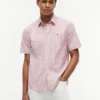 Camisa Oxford de manga corta a rayas Camisa Oxford de manga corta a rayas
