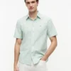 Camisa Oxford de manga corta a rayas Camisa Oxford de manga corta a rayas